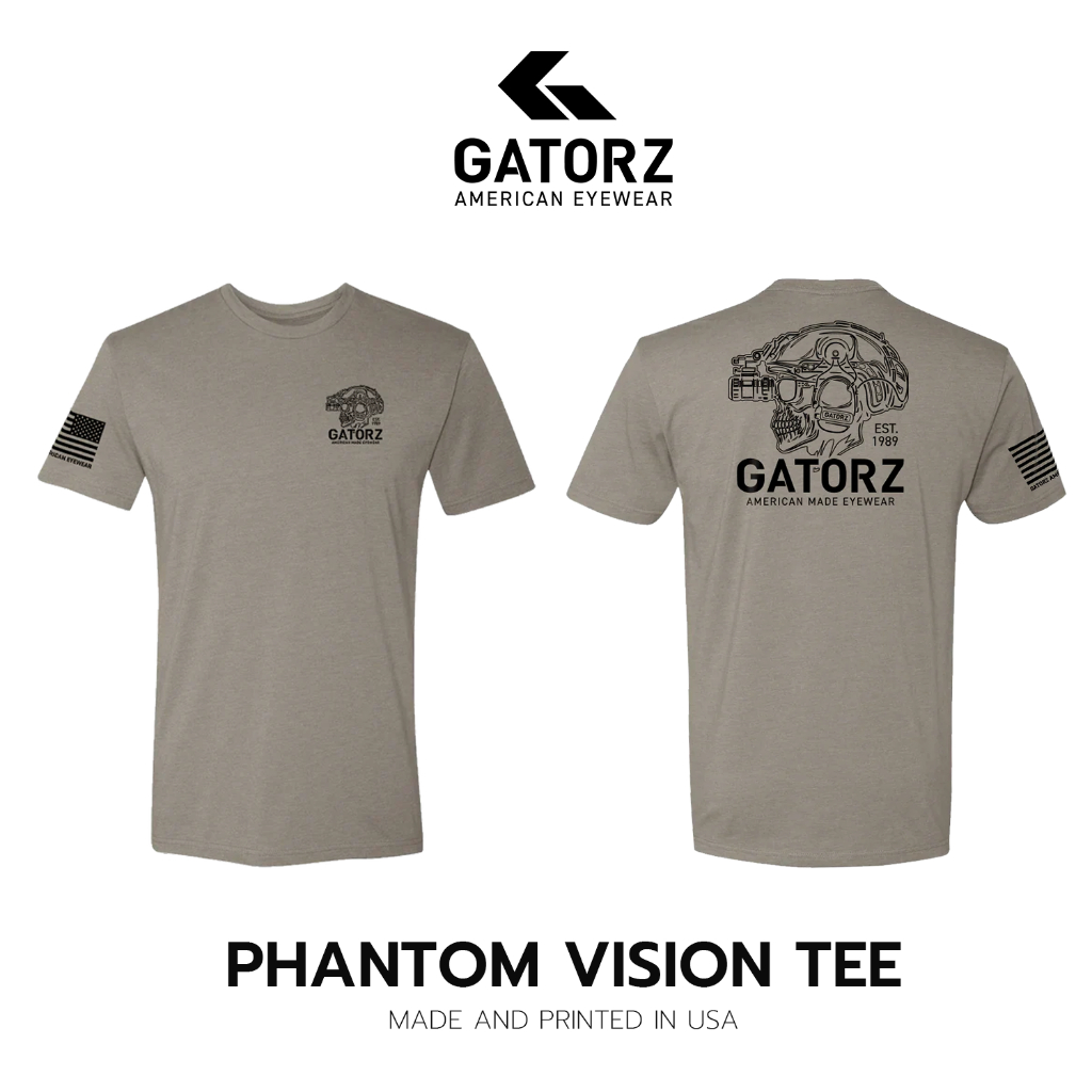 GATORZ Phantom Vision Tee เสื้อยืดทหาร เสื้อยืดผู้ชาย เสื้อยืดผู้หญิง