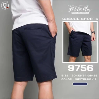 Goodwin 9756 กางเกงขาสั้น ผู้ชาย เอวขอบ ผ้ายืด คอตต้อน สีพื้น ยาว19-20 นิ้ว ไซส์ 30-38 Goodwin Brand