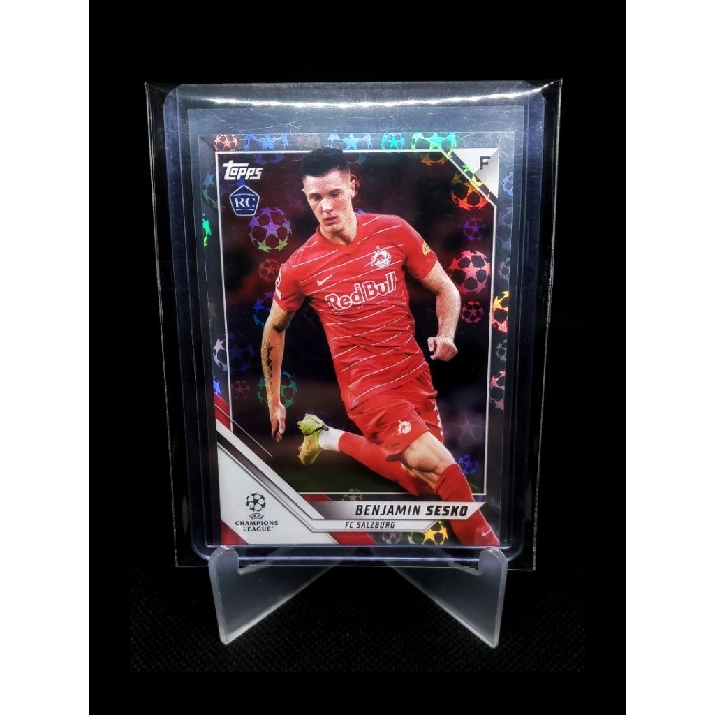 Topps 2021/22 Uefa Champions League Benjamin Sesko Rc Starball สินค้าลิขสิทธิ์แท้
