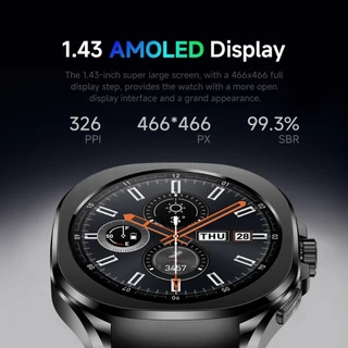 |สาย2เส้น| Aolon Cube Smartwatch GPS รับประกัน 1 ปี กันน้ำ 1ATM โทรออกได้ AMOLED นาฬิกาสุขภาพ