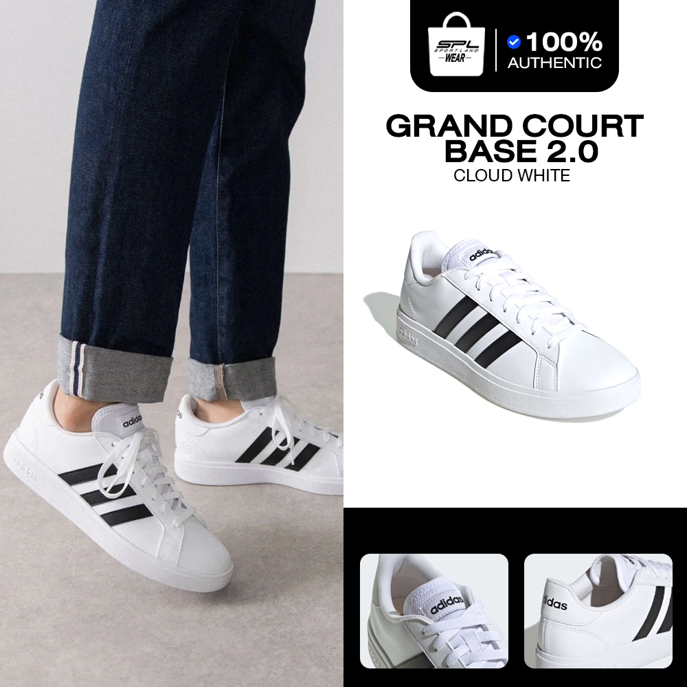 Adidas อาดิดาส รองเท้าผ้าใบ รองเท้าลำลอง M Grand Court Base 2.0 GW9250 (2100)