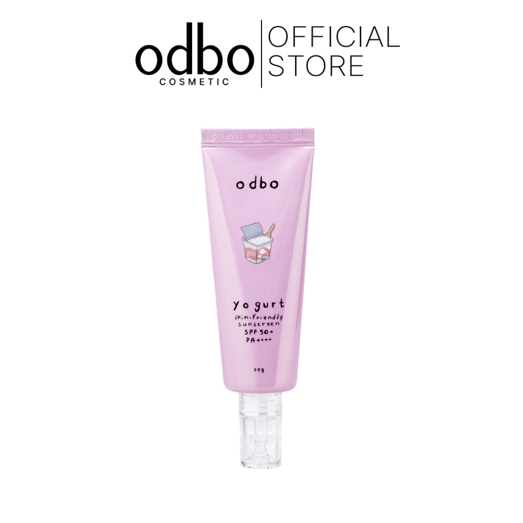 ODBO YOGURT SKIN-FRIENDLY SUNSCREEN SPF50+ PA++++ ODX03 #กันแดดโยเกิร์ต เกลี่ยง่าย ซึมไว