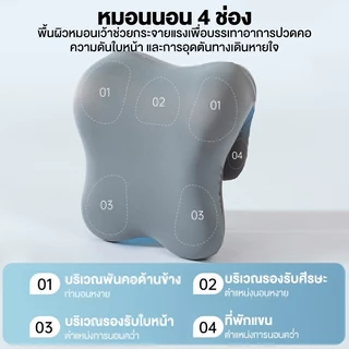 𝐈𝐍𝐅𝐔𝐍 หมอนรองคอตัวยู neck pillow นเมมโมรี่โฟม นุ่ม หลับสบายไม่ปวดคอ หมอนนอนงีบ เหมาะสำหรับเก้าอี้สำนักงาน แก้ปวดคอ
