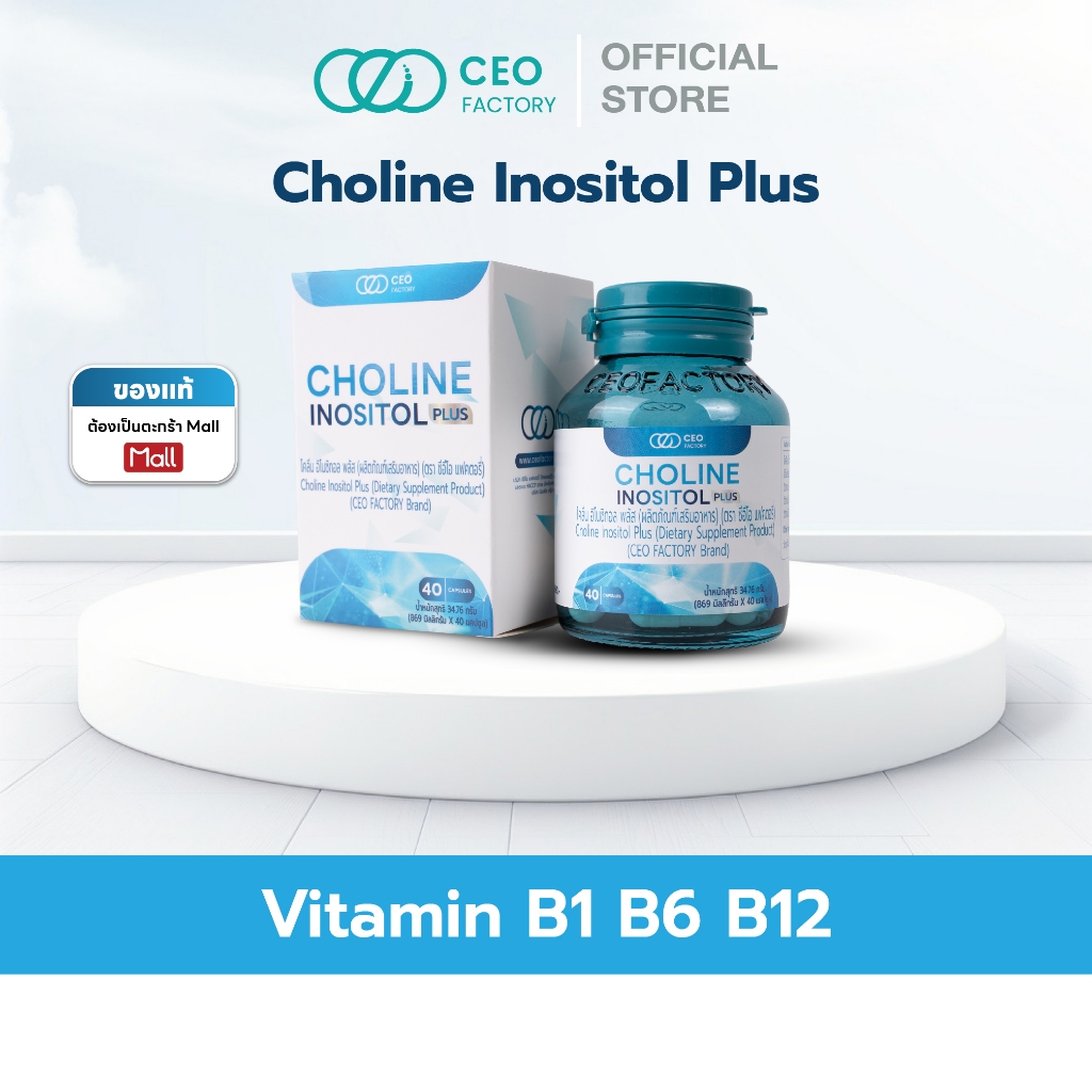 Choline Inositol Plus โคลีน อิโนซิทอล พลัส (CEOFactoryBrand)