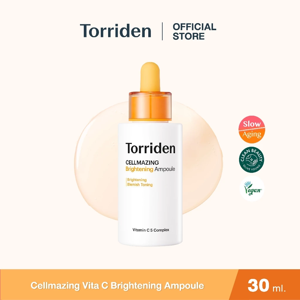 Torriden Cellmazing Vita C Brightening Ampoule (30ml) - ทอร์ริเดน วิตามินซีเข้มข้น ปรับสีผิวให้เสมอ thumbnail 3