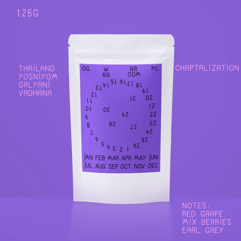 Wonderroom - เมล็ดกาแฟคั่วอ่อน Thailand Yosniyom Galyani Vadhana (Chaptalization)