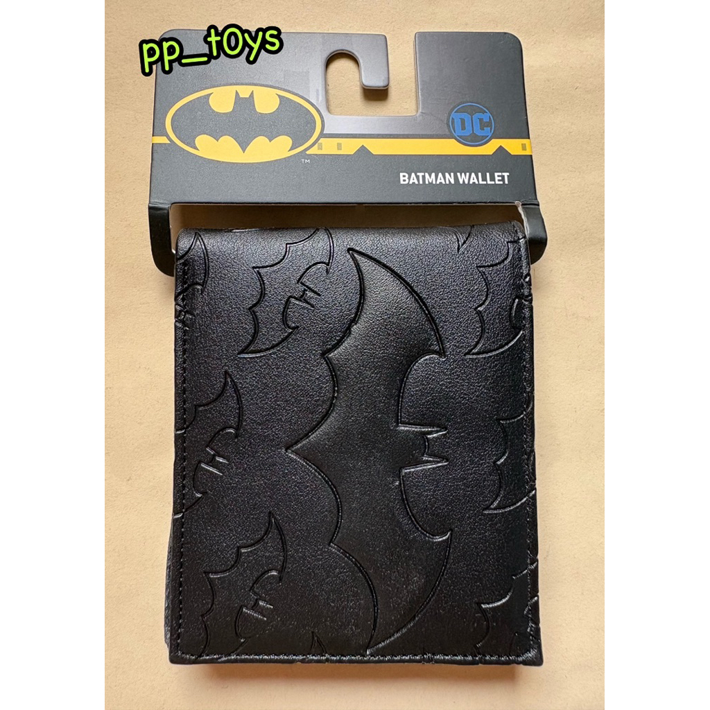 Black กระเป๋าสตางค์ผู้ใหญ่ แบทแมน Batman Wallet DC comics heroes originals ver.A (ของแท้)