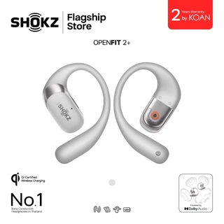 Shokz OPENFIT 2+ หูฟังไร้สาย น้ำหนักเบา ใส่สบาย มาพร้อมระบบเสียง Dolby Audio และเทคโนโลยี Shokz Ultra-Soft Silicone 2.0