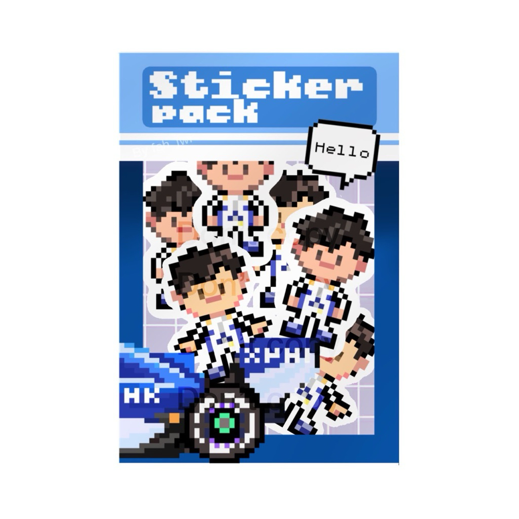 Sticker pack F1 Pixel ทีม McLaren