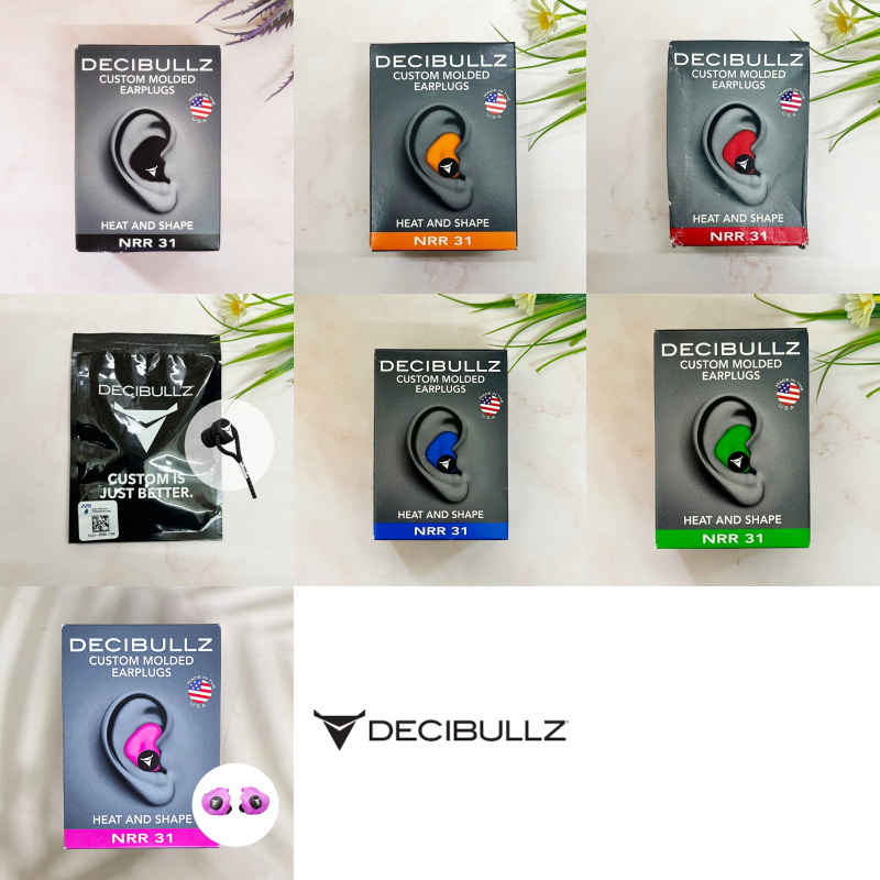 [Decibullz®] Custom Molded Earplugs Heat And Shape NRR 31 ที่อุดหู กันเสียง แบบใช้ซ้ำ