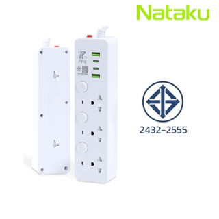 Cheers9 ปลั๊กไฟ ปลั๊กสามตา power socket มีช่อง USB และ Type-C ตัดไฟได้ 3 เมตร 5 เมตร 10 เมตร