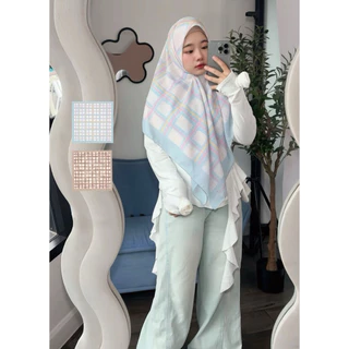ตระกร้า 3 Basic Printedhijab ฮิญาบพิมพ์ลาย ลายวาดมือ(ผ้าชีฟองเนื้อทราย) 🖌️