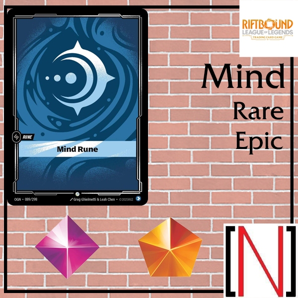 [Riftbound][Single] Mind card ระดับ Rare Epic [ภาษาอังกฤษ]