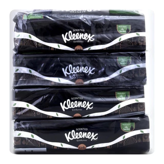 Kleenex คลีเน็กซ์ กระดาษทิชชู่ เซนเท็ด x เอิบ กระดาษเช็ดหน้า รุ่นกลิ่นหอม ซอฟท์บ็อกซ์ 106 แผ่น แพ็ค 4 (พร้อมส่ง!)