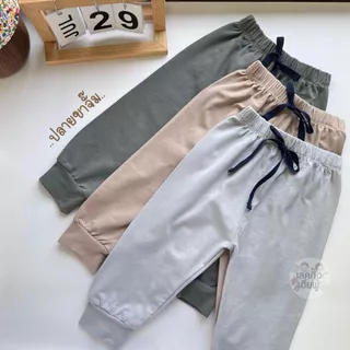 FUFU กางเกงขาจั๊มเด็ก อายุ 1-7 ปี Size S M L XL ผ้านุ่ม ใส่สบาย ใส่ได้ทั้งเด็กชายและเด็กหญิง(JOGc-3)