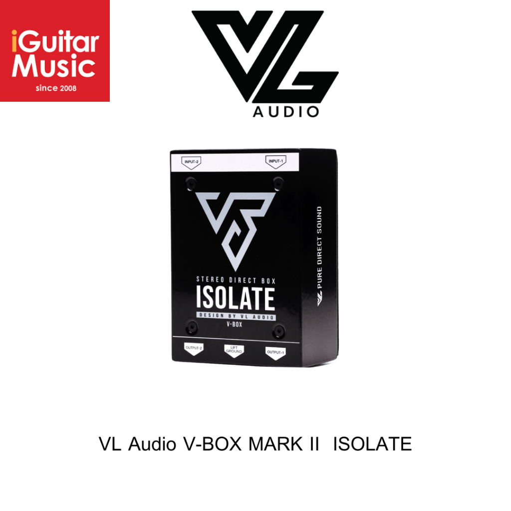 (ส่งด่วน)VL Audio Vbox Stereo ISOLATE MK-II ดีไอ บ๊อกซ์ DI Direct Box V-BOX