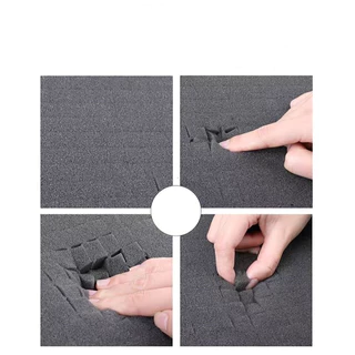 กระเป๋าใส่ปืนยาว กระเป๋ากันกระแทก Hardcase กล่องใส่ปืน เก็บของ Tool Box ความยาว120cm 90cm สีดำ