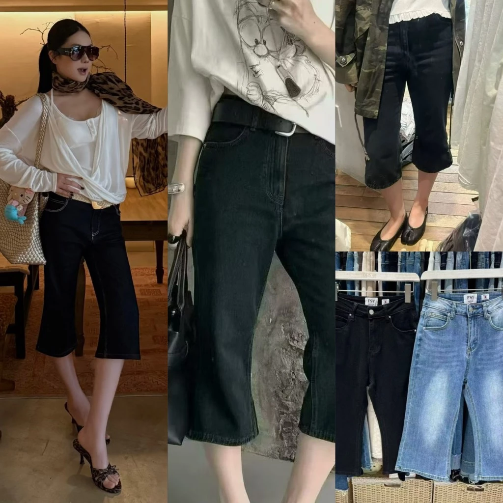 🧵🧡 🇰🇷 FY11128 กางเกงยีนส์ขาสั้น 5 ส่วน ทรงสวย ใครใส่ก็ดูดีสุดๆ งานใส่แมทซ์ง่าย ยีนส์เนื้อดี แฟชั่นเกาหลี TAG FSY ✈