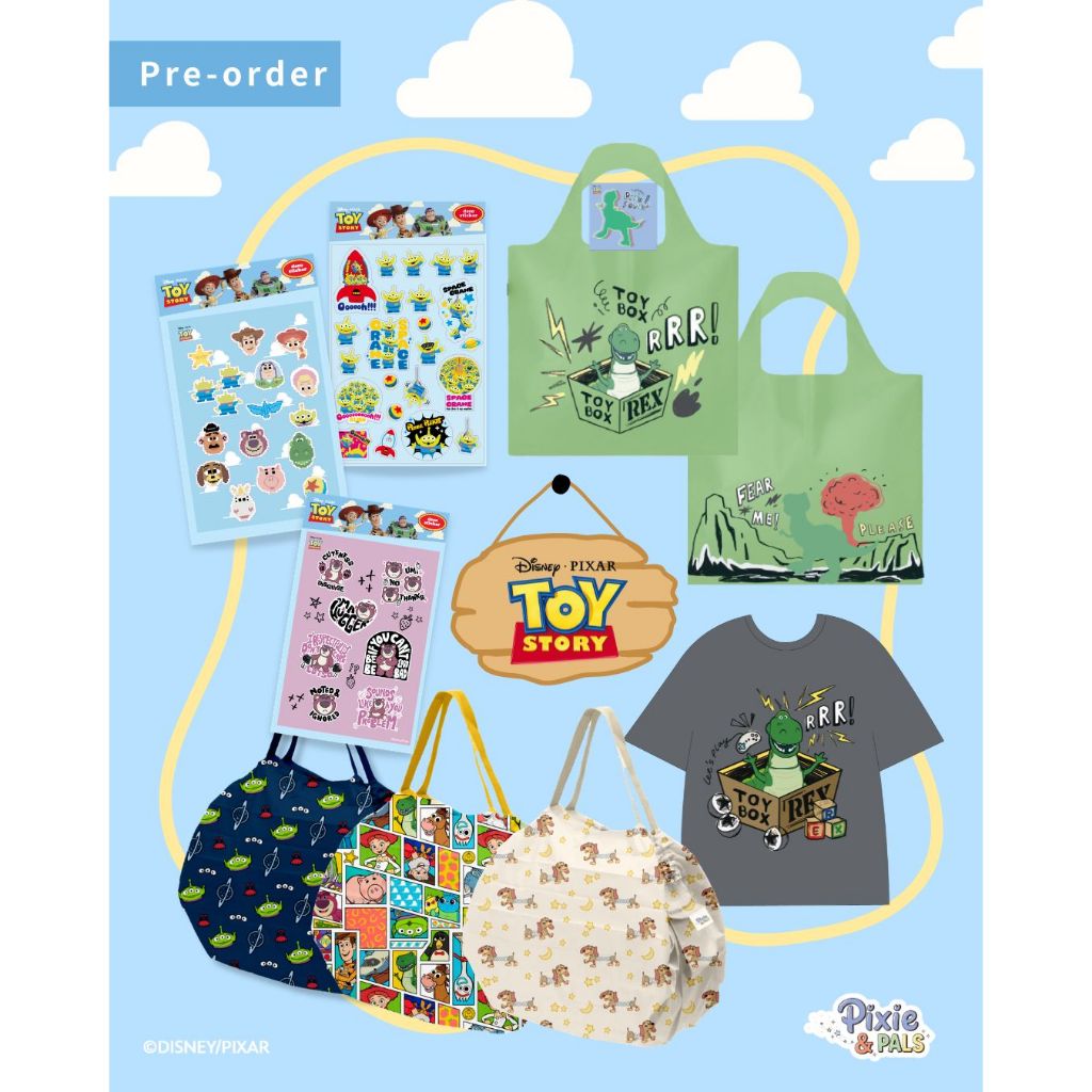 (Pre-order) Pixie&Pals - Toy Story Collection ลิขสิทธิ์ Disney แท้