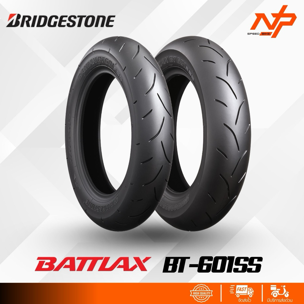Bridgestone BATTLAX BT-601SS ยาง BT-601SS 120/80-12 55J 100/90-12 49J Giorno
