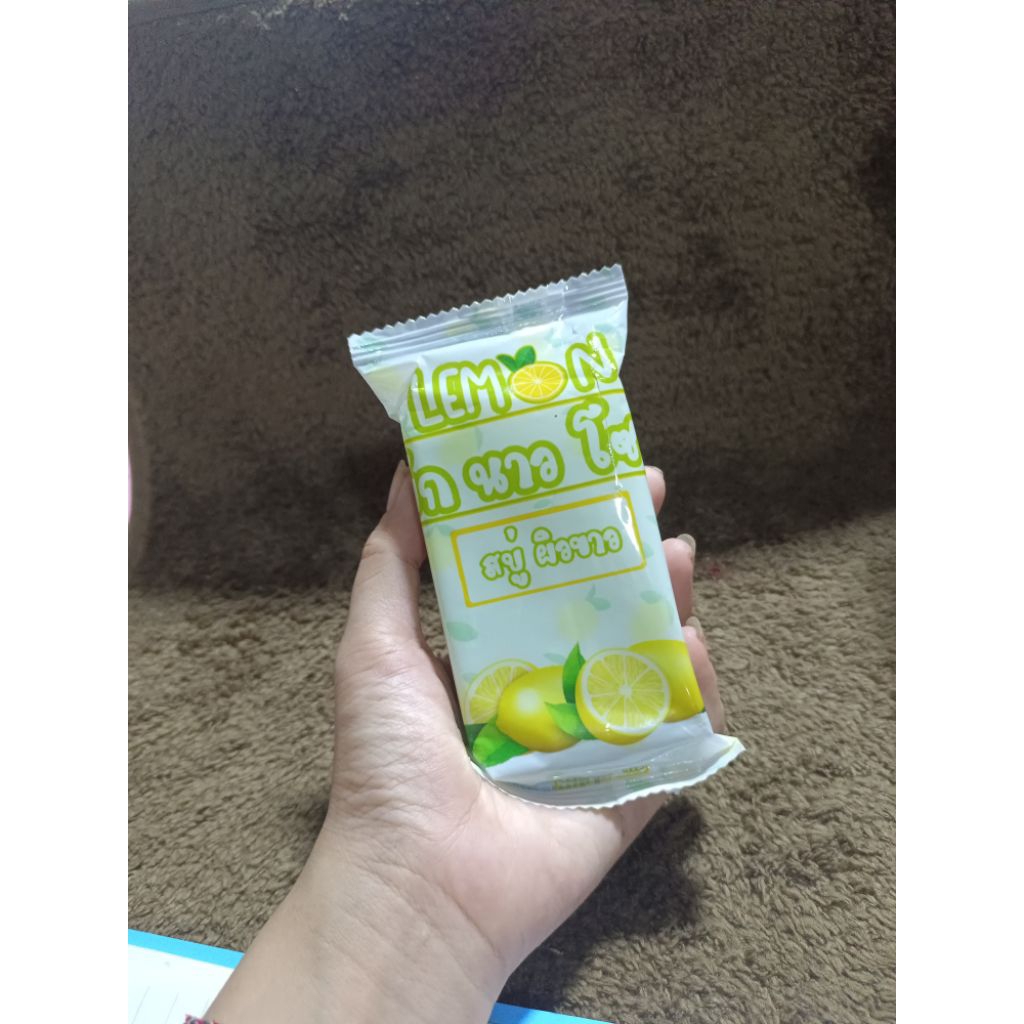สบู่บักนาวโซปLEMON  สบู่ผิวขาวทำความสะอาดผิวกาย ช่วยผลัดเซลล์ผิวเก่าปรับสีผิว ให้สม่ำเสมอเรียบเนียน