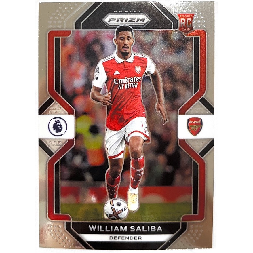 การ์ดฟุตบอลรวมทีมอาเซนอล Arsenal FC จากกล่อง Panini Prizm Premier League 2022-23 ของแท้ 100%