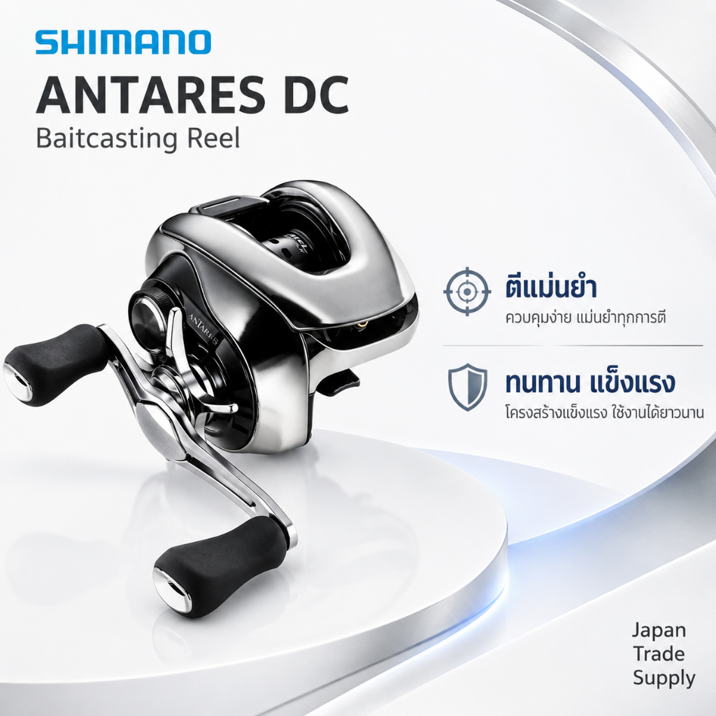 SHIMANO Antares 25 Baitcasting Reel Series XG HG MG Left Right Handle High Precision Fishing Reel Japan