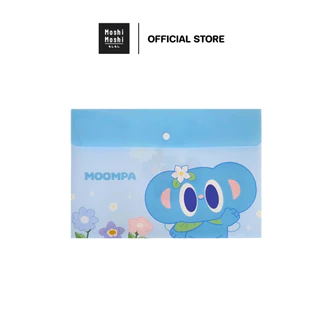 Moshi Moshi แฟ้ม แฟ้มกระดุมขยายก้น A4 ลาย MOOMPA ลิขสิทธิ์แท้ รุ่น 7100078927-78928