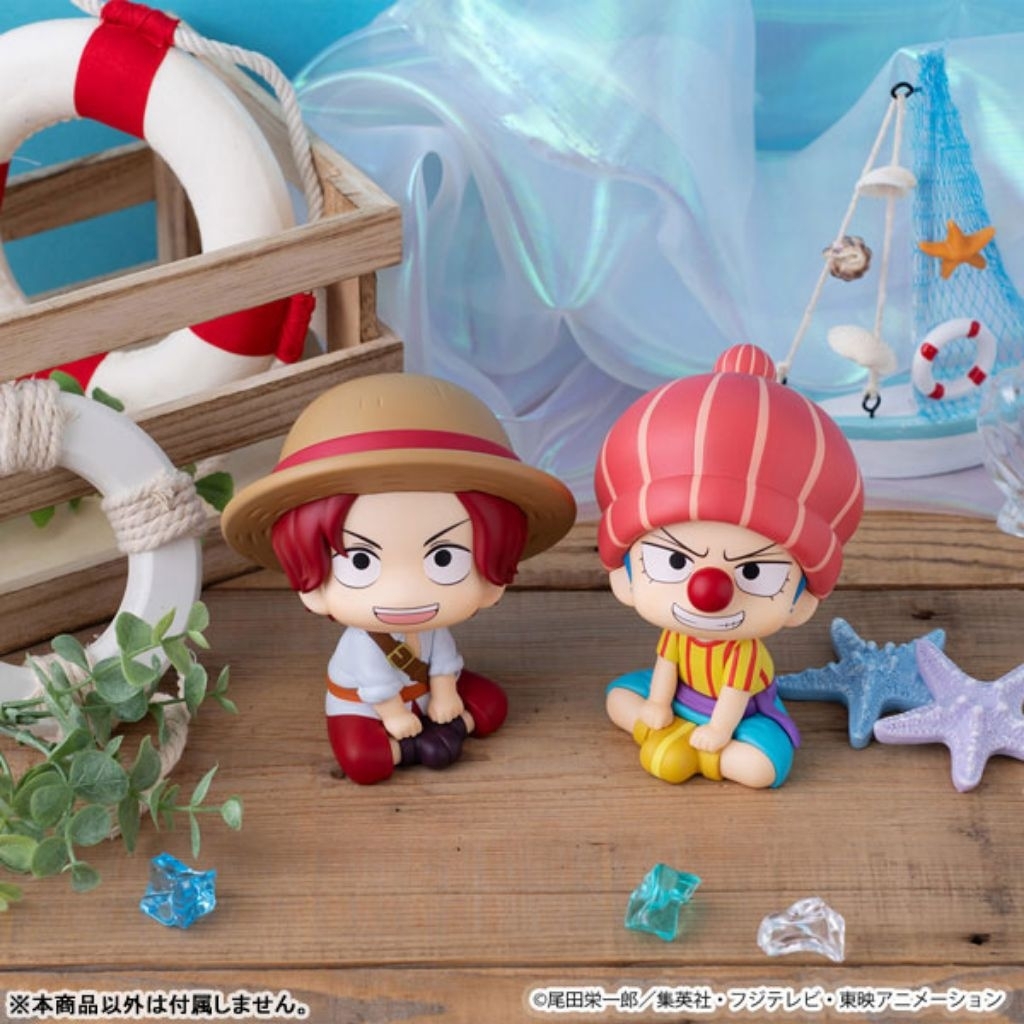 [พรีออเดอร์🇯🇵]LookUp ONE PIECE Shanks /Buggy Childhood Ver. Complete Figure