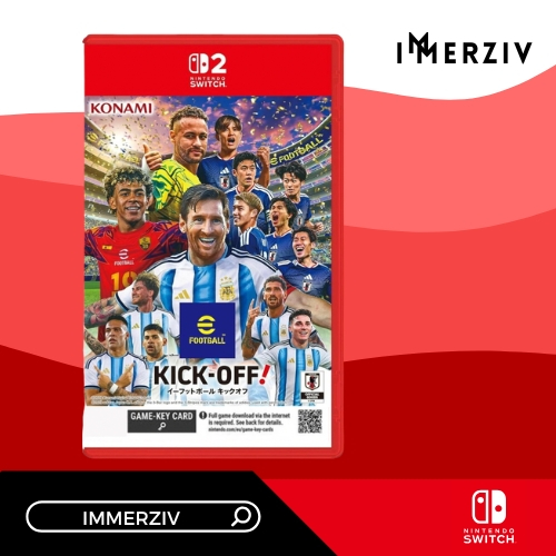 (RE-STOCK 8 JUNE 2026) SWITCH-2 EFOOTBALL KICK OFF (R3/ASIA) (GAME KEYCARD) (ENG)