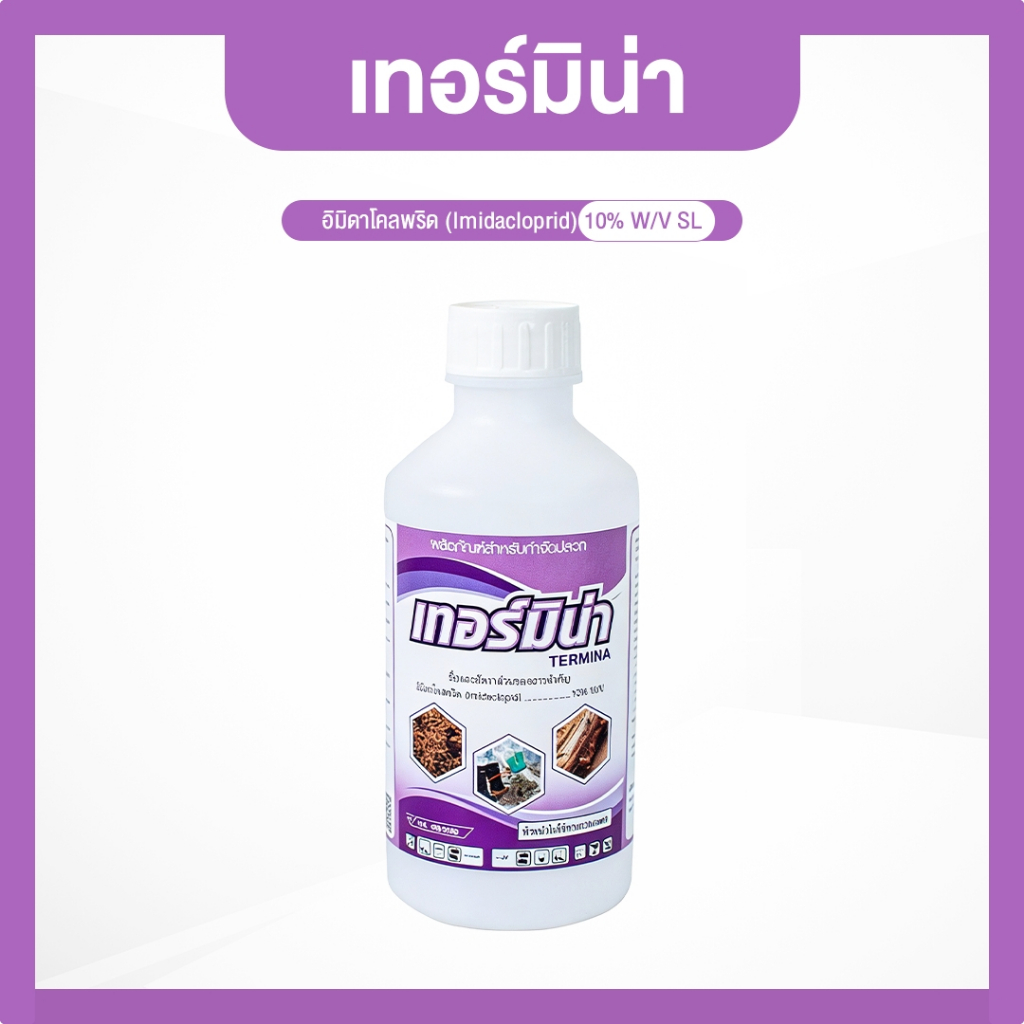 น้ำยากำจัดปลวก "เทอร์มิน่า" ใช้งานง่าย ปลวยตายยกรัง รูปที่ 4