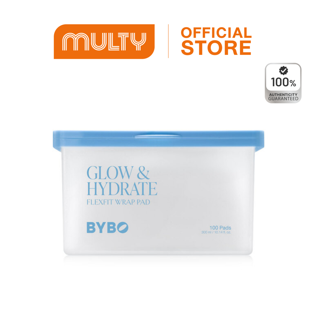 Bybo Glow & Hydrate Flexfit Wrap Pad 300 ml. โทนเนอร์แพด