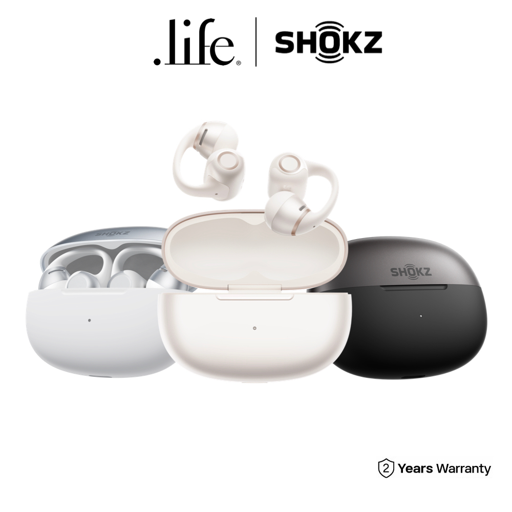 Shokz OpenDots 2 แบบ Open-Ear ดีไซน์ Ear-Clip, หูฟังไร้สาย หูฟังวิ่ง ออกกำลังกาย | ของแท้ประกัน 2 ปี | by Dotlife