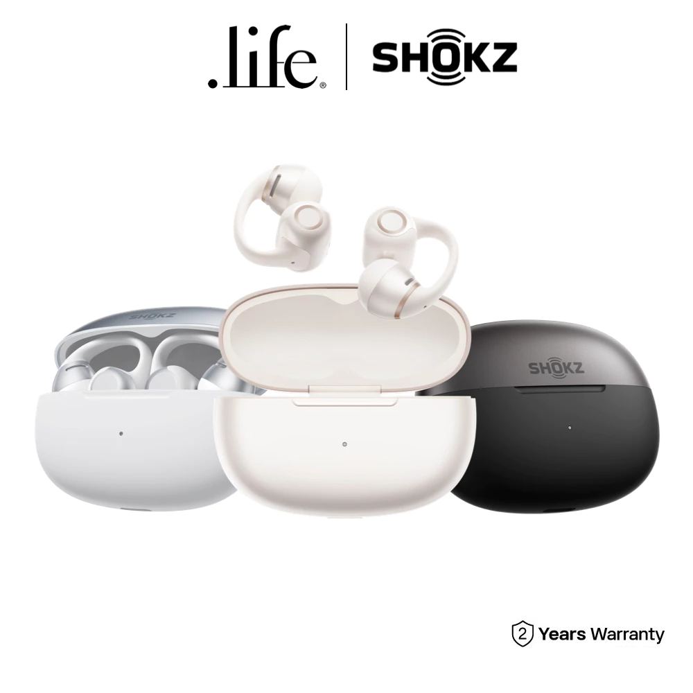 Shokz OpenDots 2 แบบ Open-Ear ดีไซน์ Ear-Clip, หูฟังไร้สาย หูฟังวิ่ง ออกกำลังกาย | ของแท้ประกัน 2 ปี | by Dotlife
