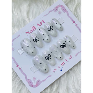 พร้อมส่ง ✅ อัลม่อนสั้น มนสั้น เล็บเจลแท้ 100% ฟรีกาว+ตะใบ