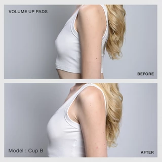nude. - แผ่นแปะนมแบบเสริม Waterproof Volume Up Pads ซิลิโคนแปะหน้าอกแบบเสริม กันน้ำ กันเหงื่อ