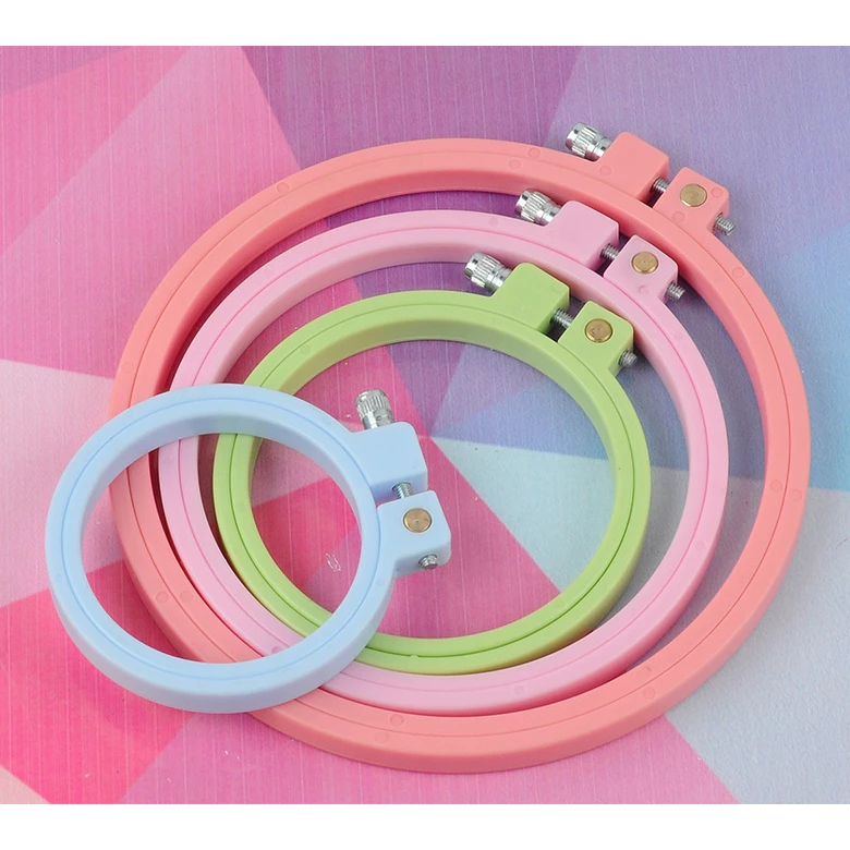 สะดึง สะดึงปักผ้า สะดึงพลาสติก สีพาสเทล (มีพร้อมส่งจากไทย)