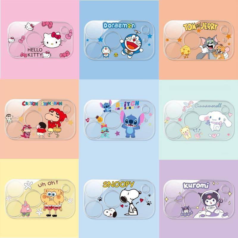 ฟิล์มเลนส์การ์ตูน Hello Kitty สำหรับ iPhone 17 Pro Max ฟิล์มป้องกันโปร่งใส ป้องกันรอยขีดข่วนและน้ำมัน ติดตั้งง่าย ดีไซน์