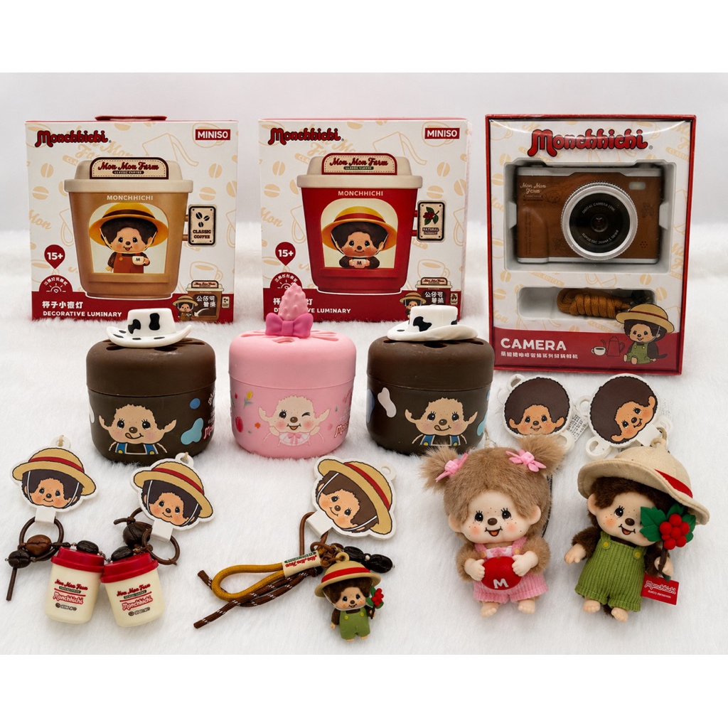 ✨พร้อมส่งค่ะ✨ 🐒พวง monchhichix miniso new collection ลิมิเตลฮ่องกง ✨