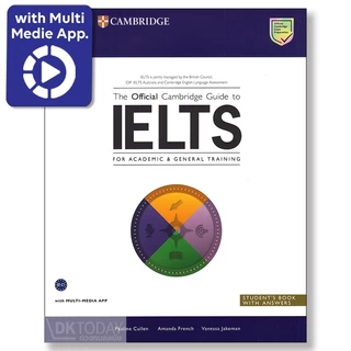 DKTODAY หนังสือ OFFICIAL CAMBRIDGE GUIDE TO IELTS: WITH ANSWERS + MULTI MEDIA APP. ของแท้ 100% พร้อมส่ง