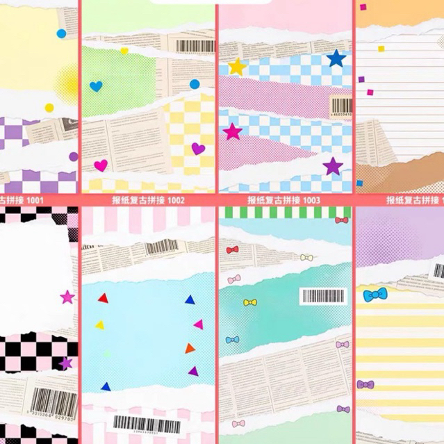 สติ๊กเกอร์ พื้นหลัง3 (สีคมชัดกว่า)**ต้องสั่งพร้อมตะกร้าเคสเท่านั้น**