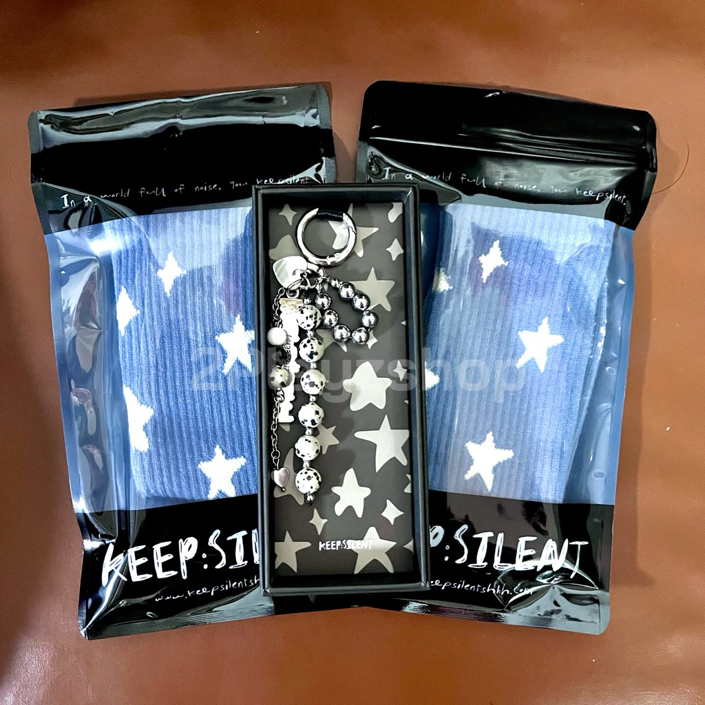 LO 💜 | Keep silent | Bracelet & Socks & Keychain #Ormkornnaphat #ออมกรณ์นภัส