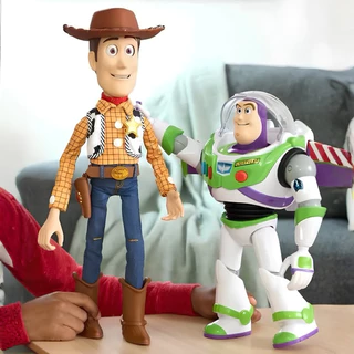 [ของแท้ นำเข้า] โมเดลฟิกเกอร์สะสม [Toy Story Ultimate Action (Woody / Buzz Lightyear) โดย Mattel