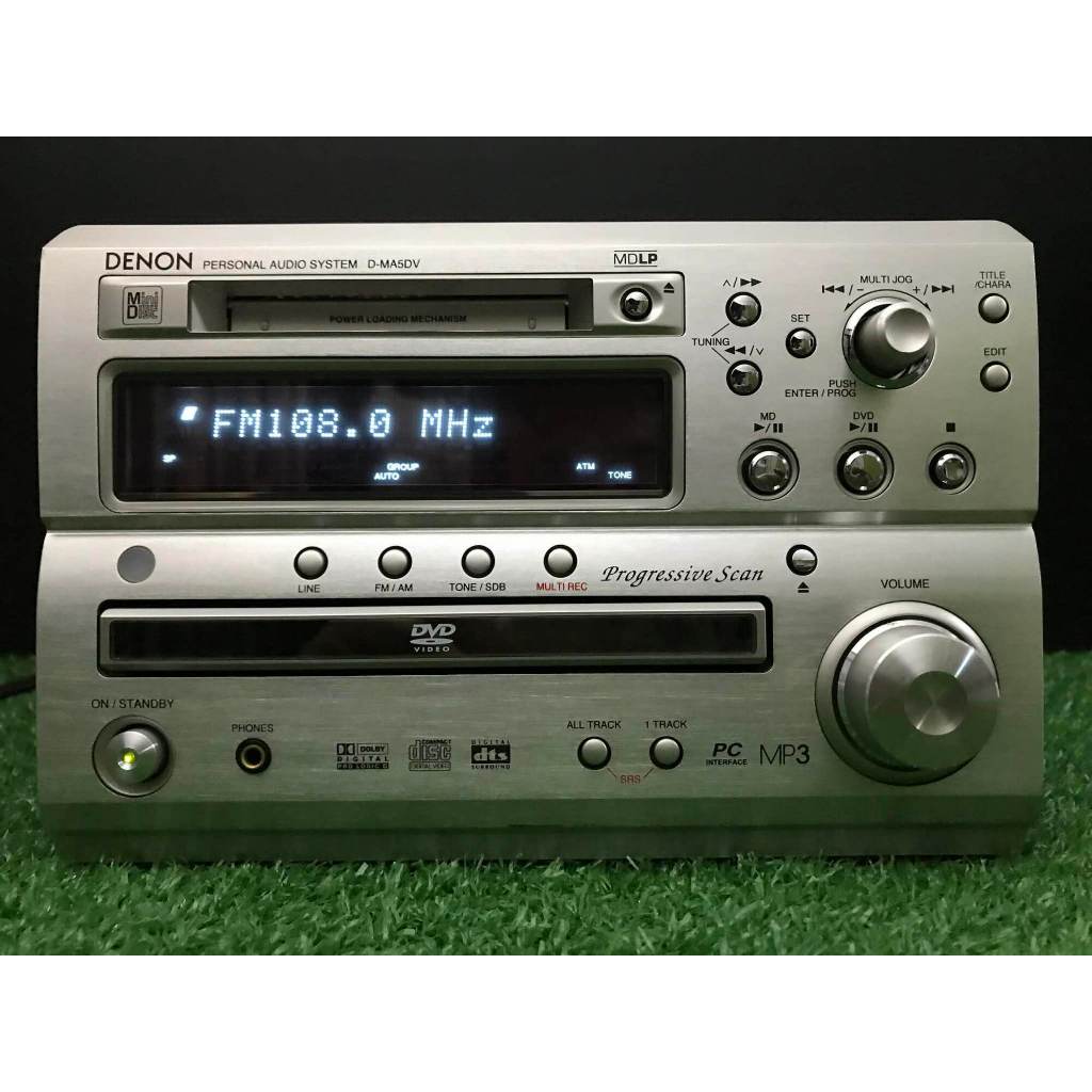 หัวเครื่องDenon รุ่นD- MA5DV จากญี่ปุ่นมือ2ใช้ไฟ100 ส/ก/ย/14/21/33/cm. ใช้งานเป็นแอมป์ขยาย fm 108 ปร