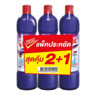 (มีหลายกลิ่นให้เลือก) วิกซอล น้ำยาล้างห้องน้ำ 800-900 มล.