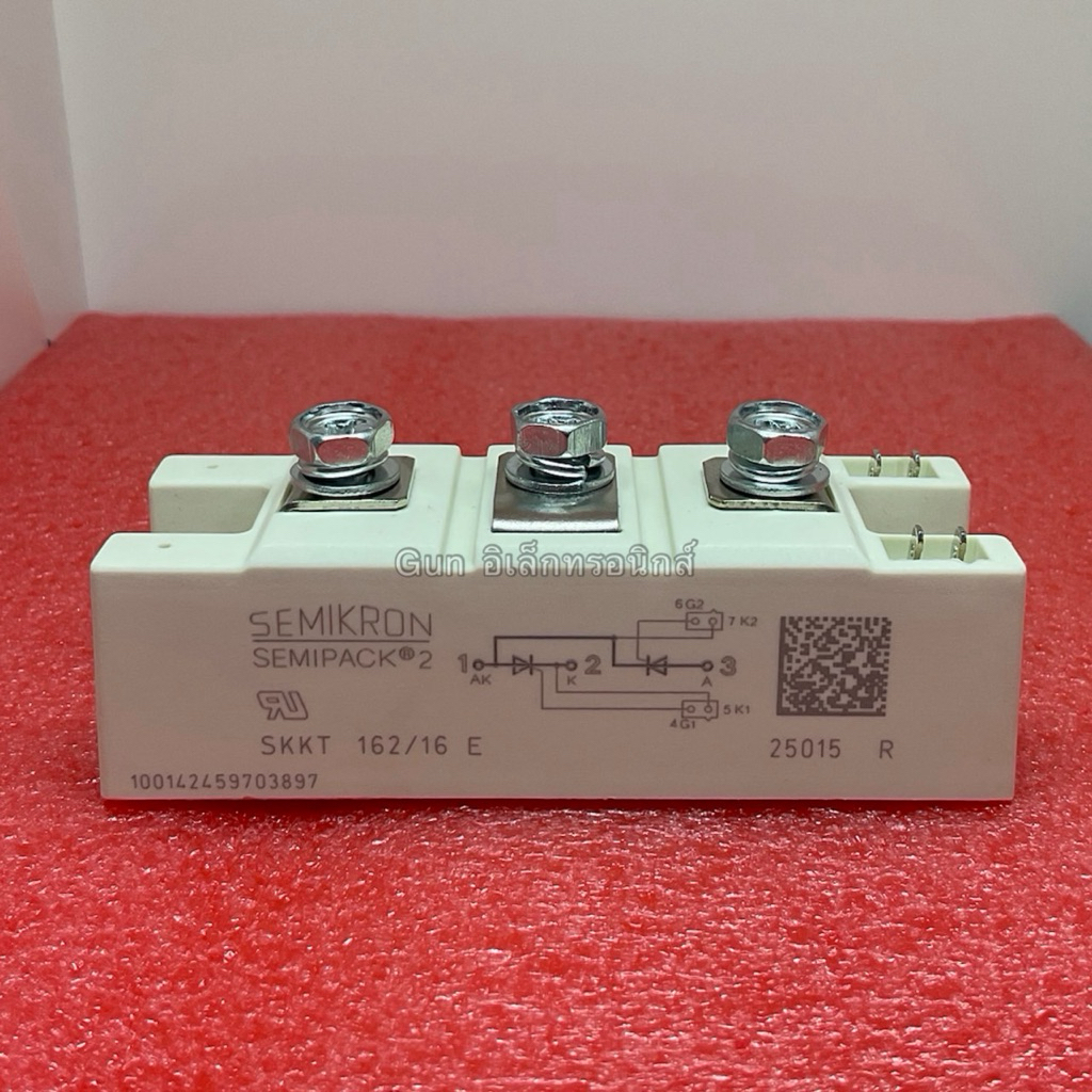 SKKT162/16E SEMIKRON thyristor module 1600V 160A SKKT 162/16E (ของใหม่) พร้อมส่ง