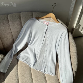 DOPEY.PUFFY / COZY CARDIGEN เสื้อแขนยาวผ้าฉลุ