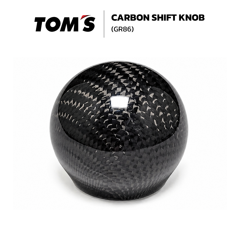 TOM'S RACING CARBON SHIFT KNOB FOR GR86