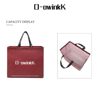 O-owinkK กล่องของขวัญ+ถุงของขวัญ ชุดเซตบรรจุของขวัญสีแดงหรูหรา เหมาะแพ็คของขวัญวันเกิด เทศกาลต่างๆ