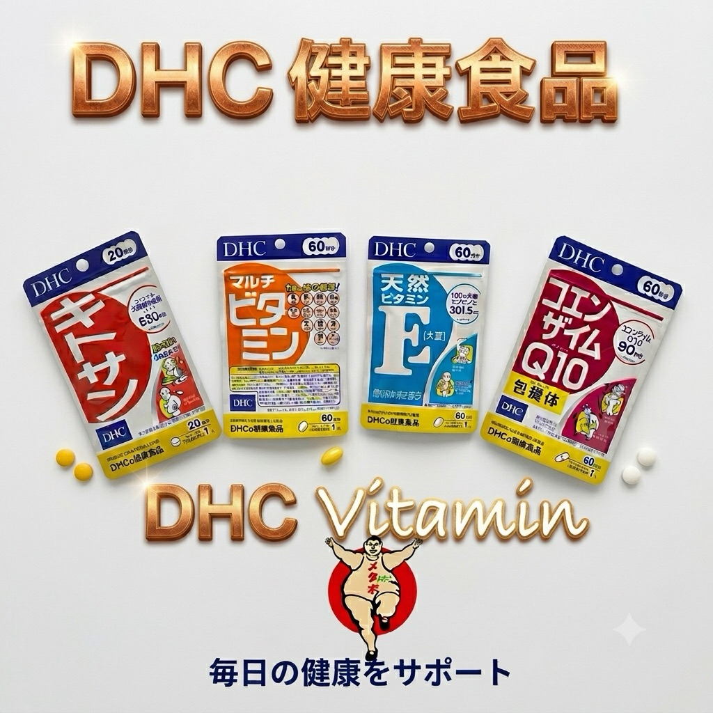 DHC Vitamin วิตามิน  มัลติวิตามิน โคเอนไซม์Q10 ไคโตซาน วิตามินอี